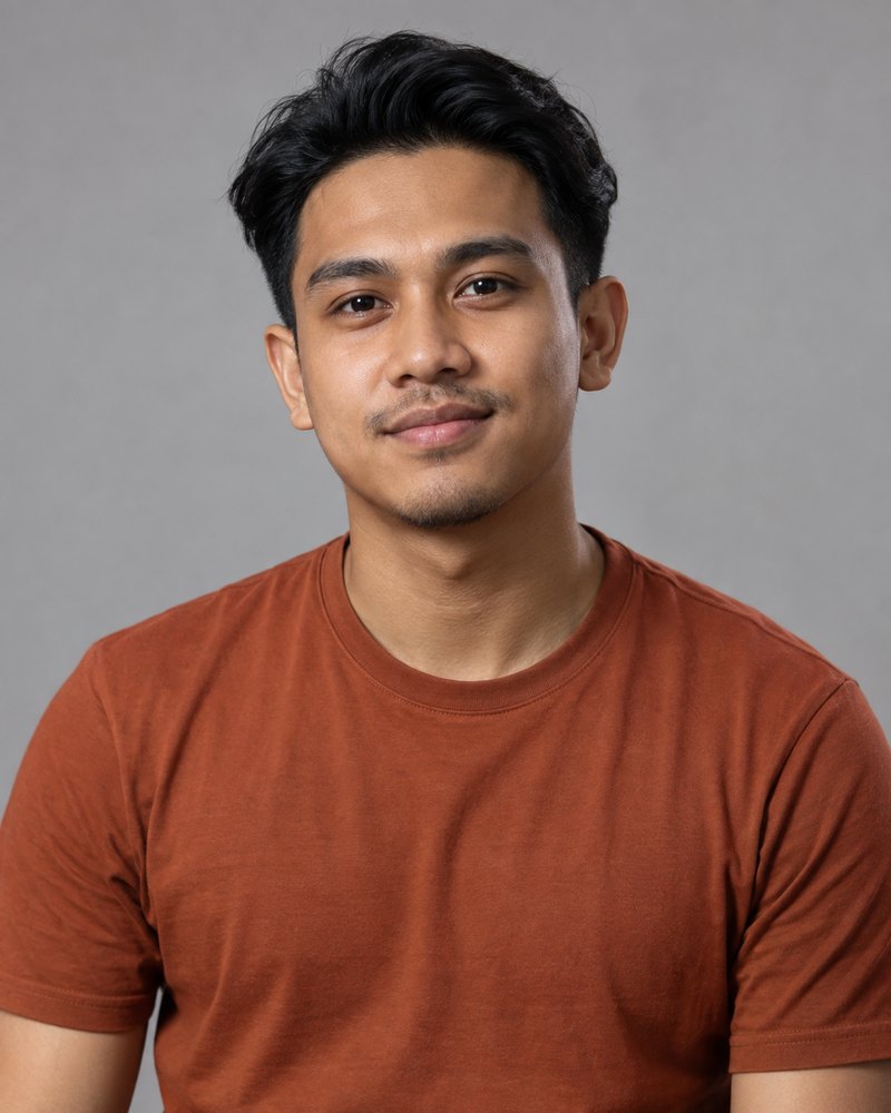 Faizal bin Osman, penjaga rel Putaranova, baju karat polos
